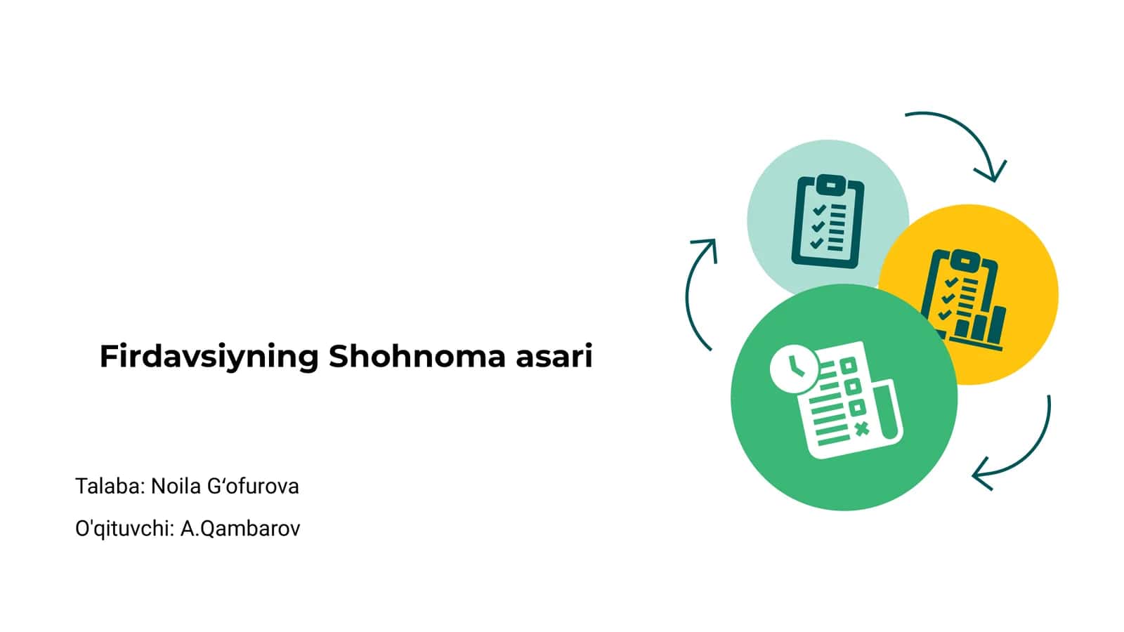 Firdavsiyning Shohnoma asari