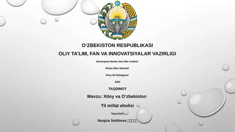 Xitoy va O'zbekiston: Tarix, Til va Madaniyat
