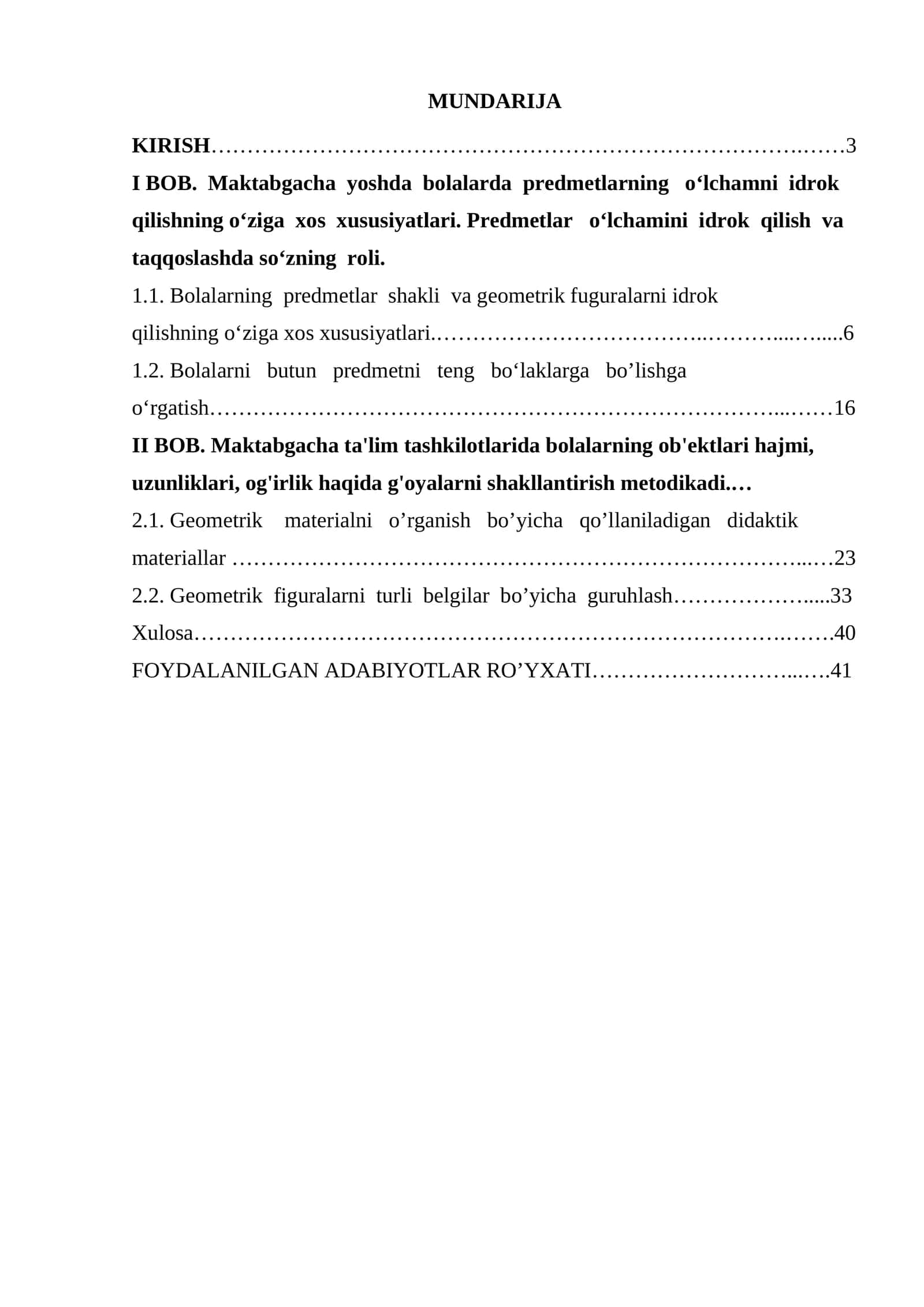 Maktabgacha yoshda bolalarda predmetlarning oʻlchamni idrok qilishning oʻziga xos xususiyatlari. 1