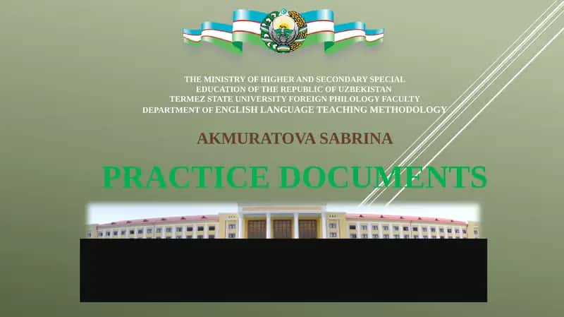 Practice Documents