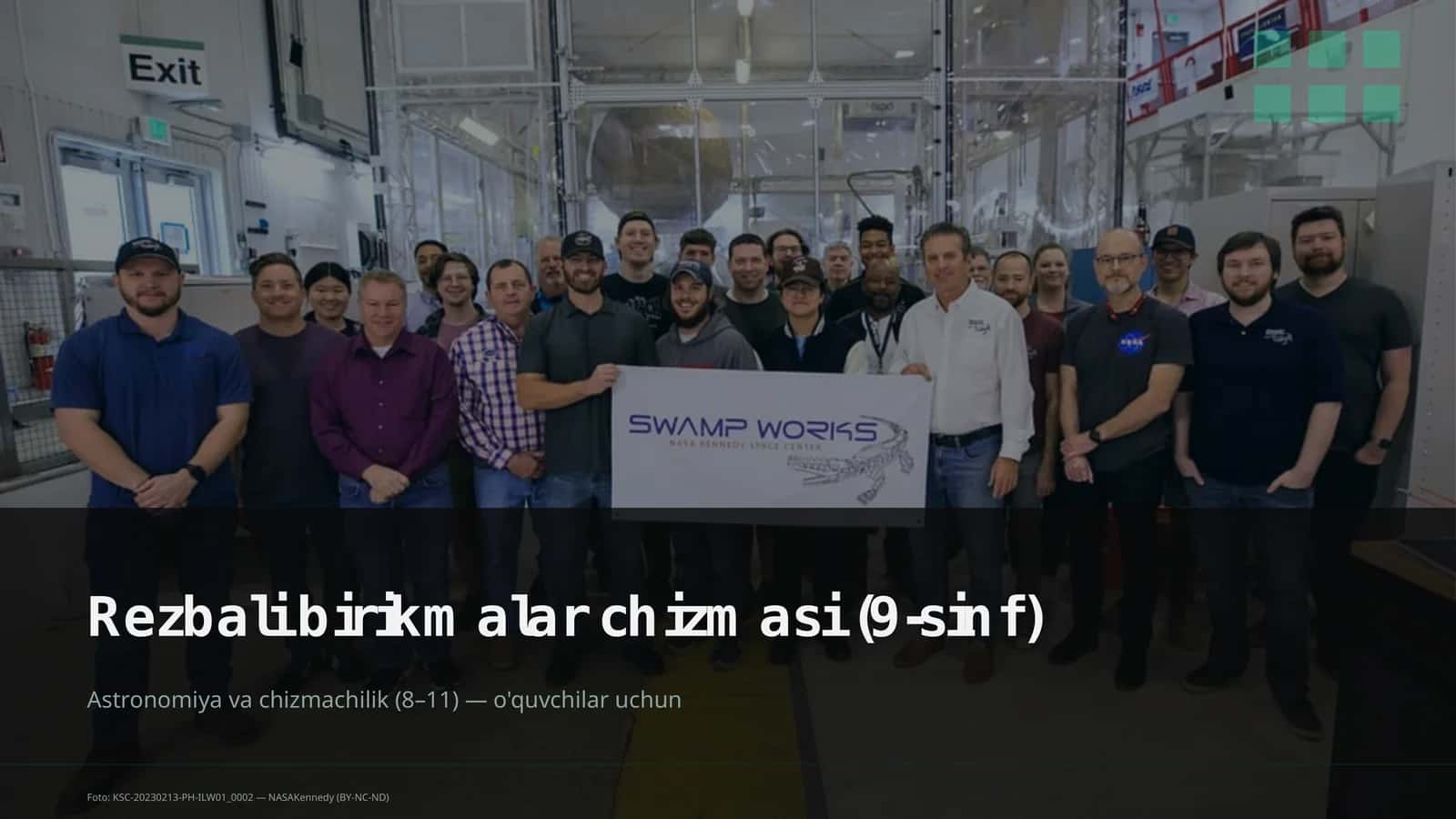 Rezbali birikmalar chizmasi (9-sinf)