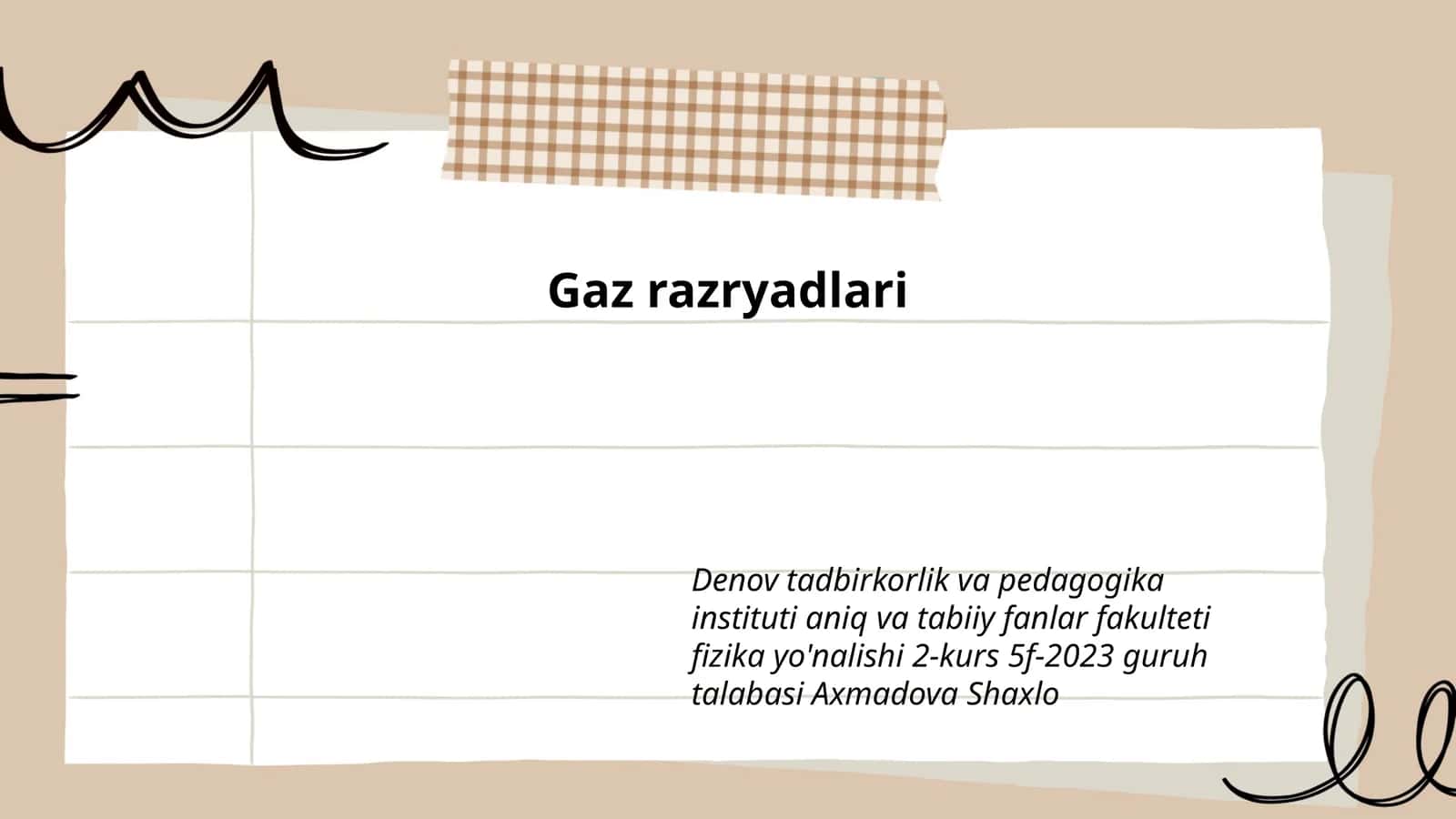Gaz razryadlari