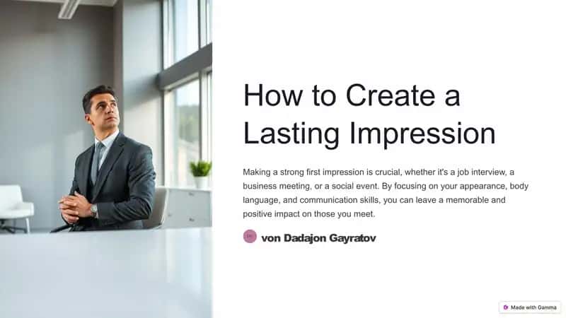 Communication Tools: Presentations