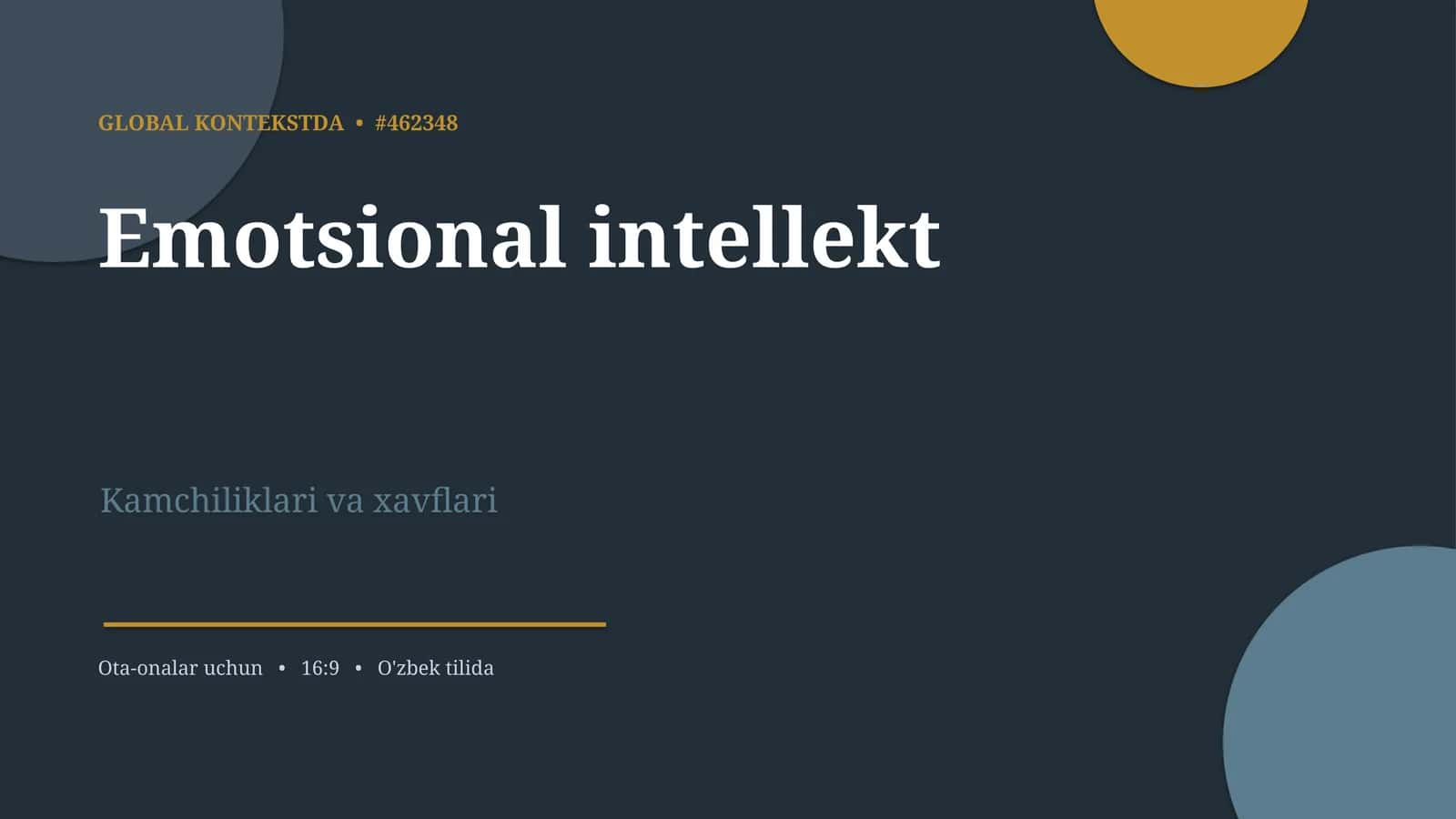 Emotsional intellekt