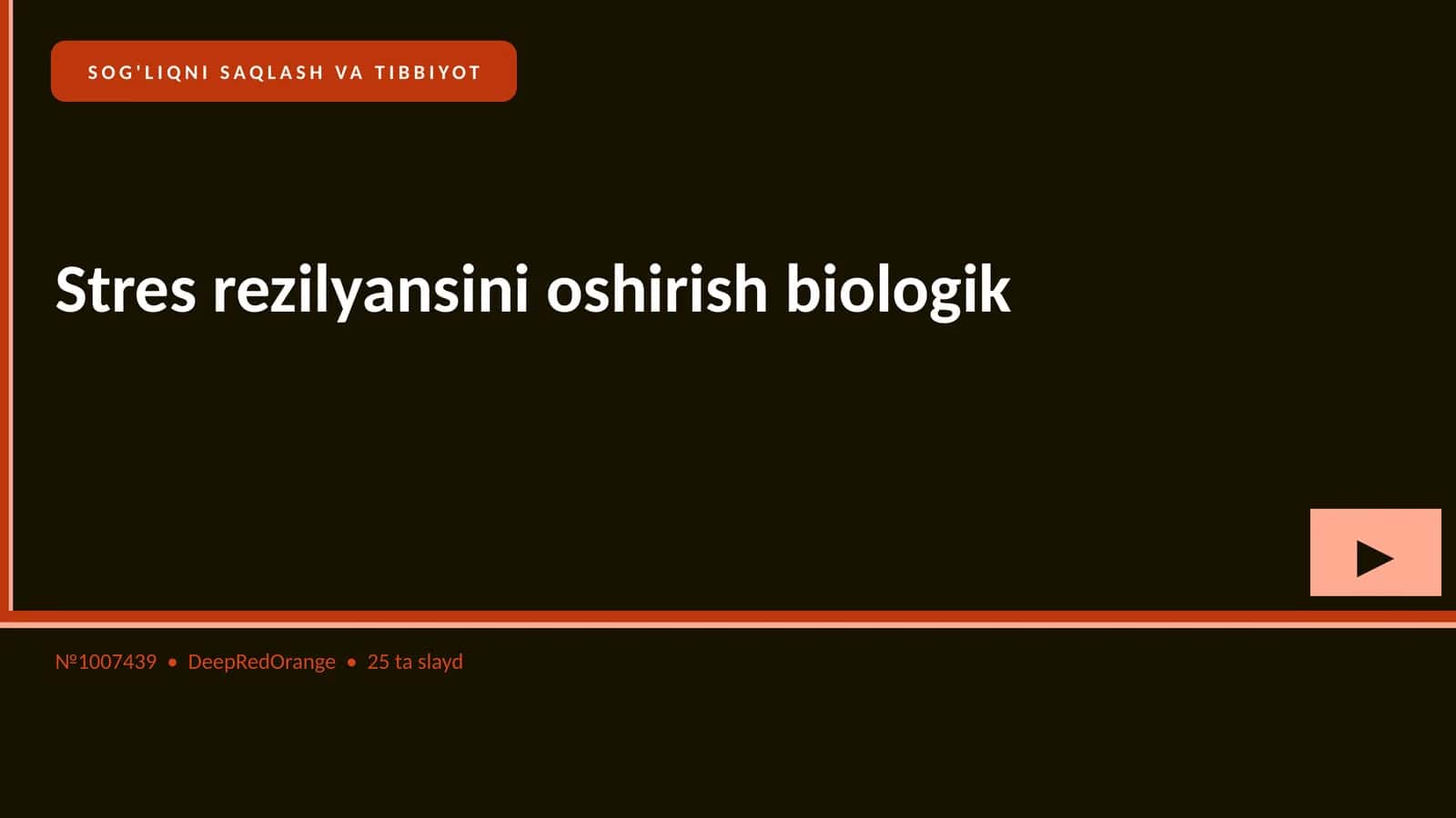 Stres rezilyansini oshirish biologik