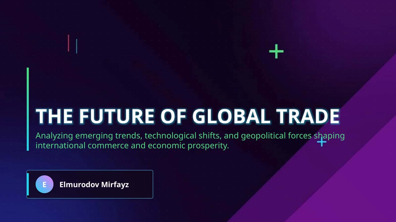 The future of global trade