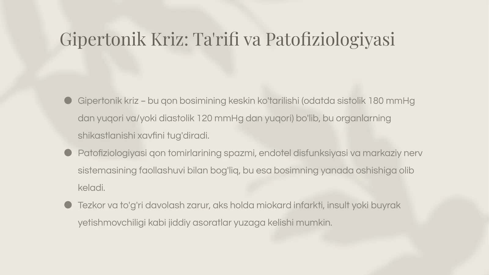 Gipertonik kriz