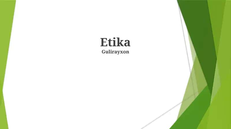 Etika