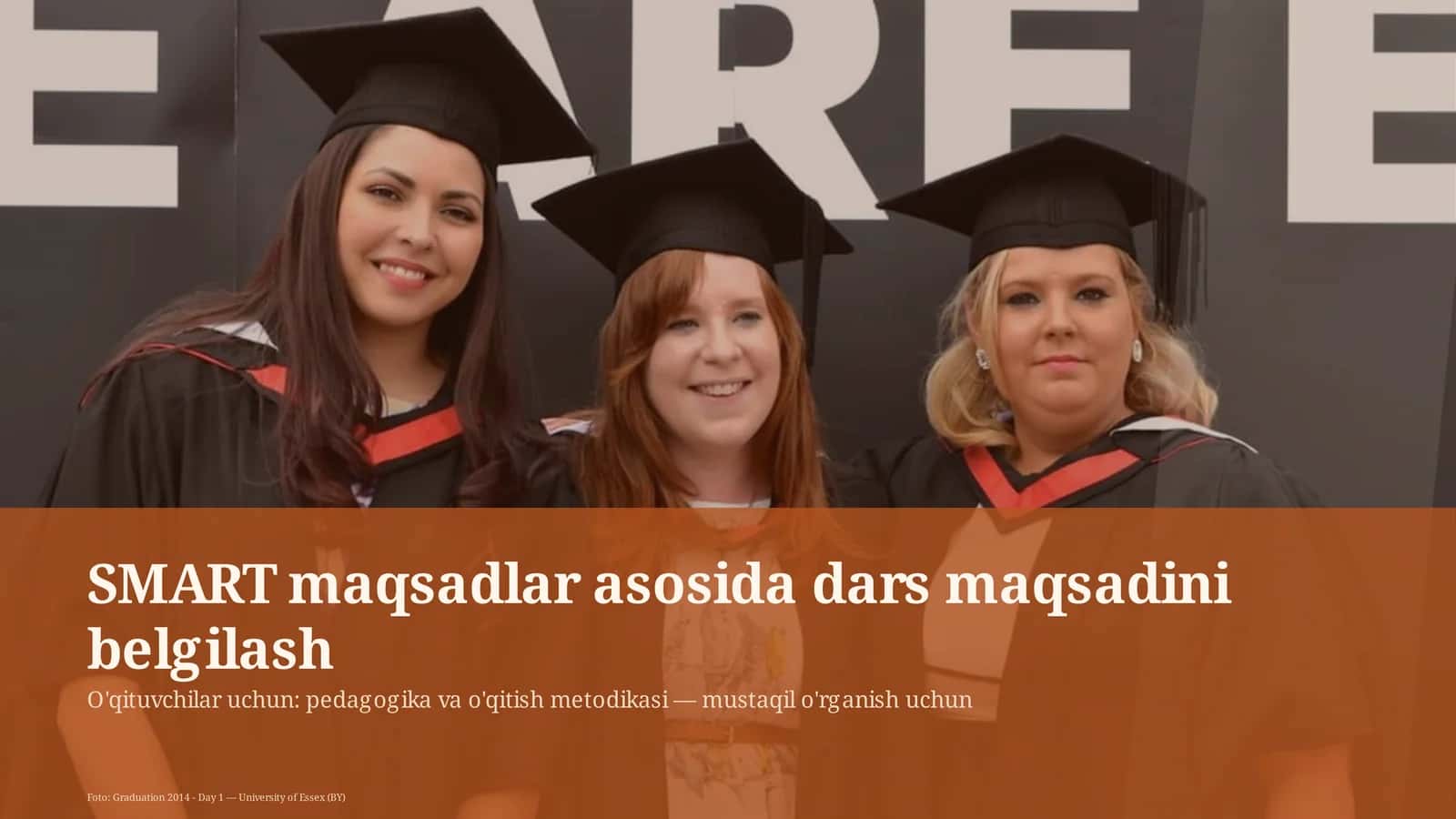 Dars maqsadi va kutilayotgan natijalar