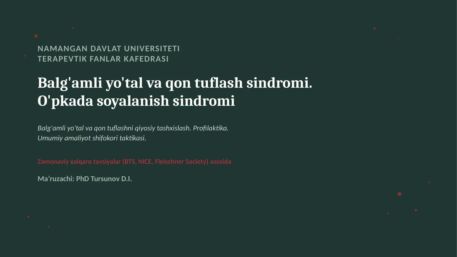 Balg'amli yo'tal va qon tuflash sindromi
