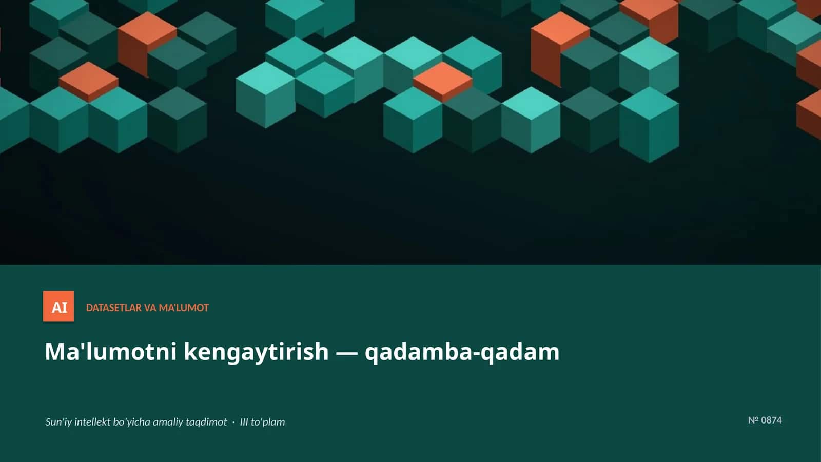 Ma'lumotni kengaytirish — qadamba-qadam