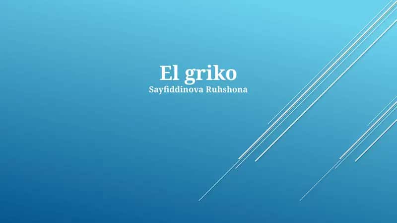 El griko