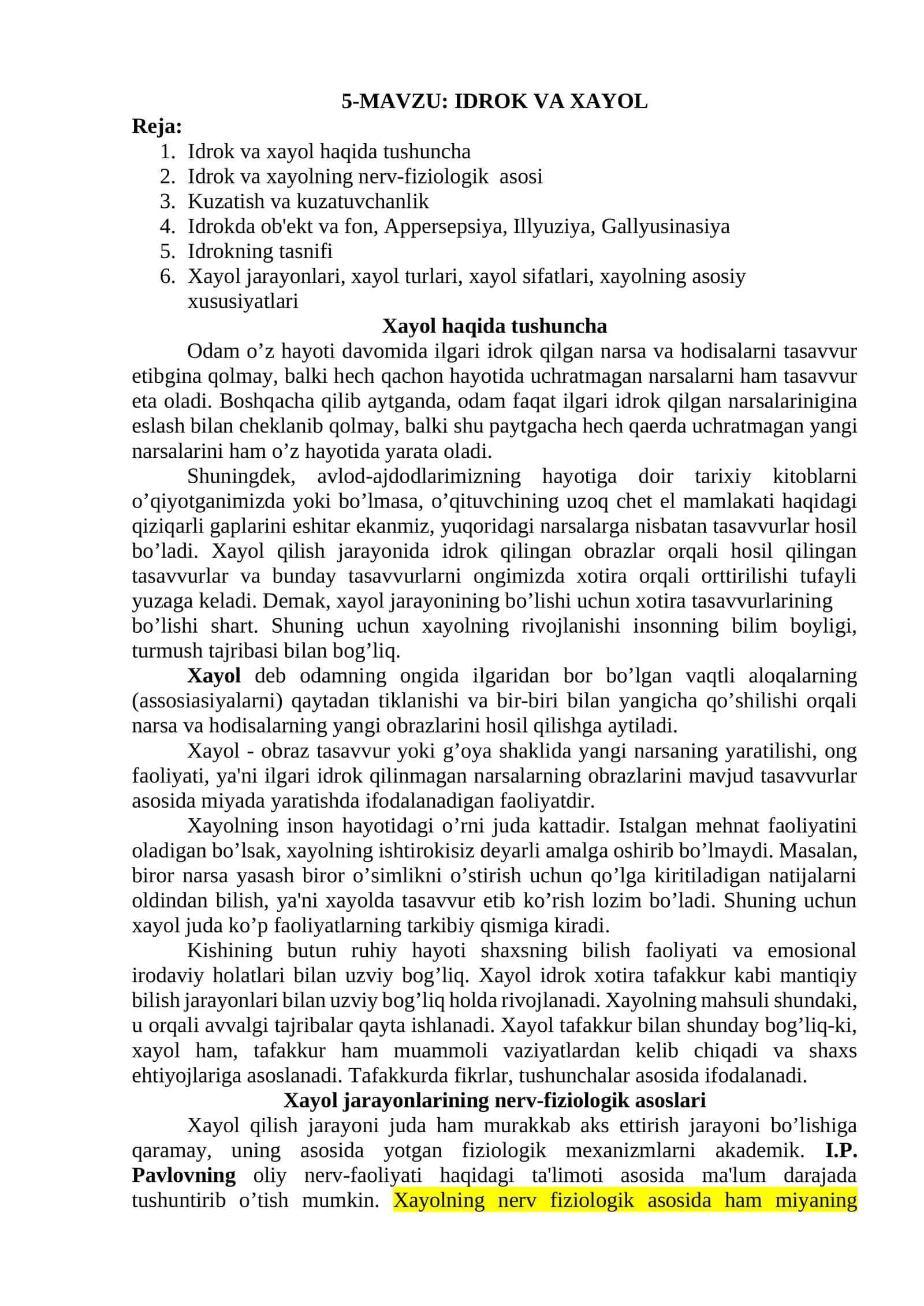 IDROK VA XAYOL