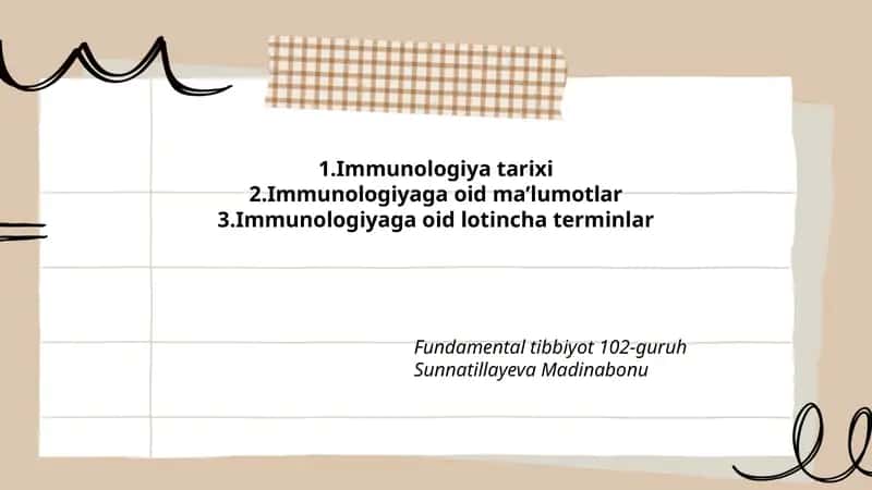 Immunologiya tarixi