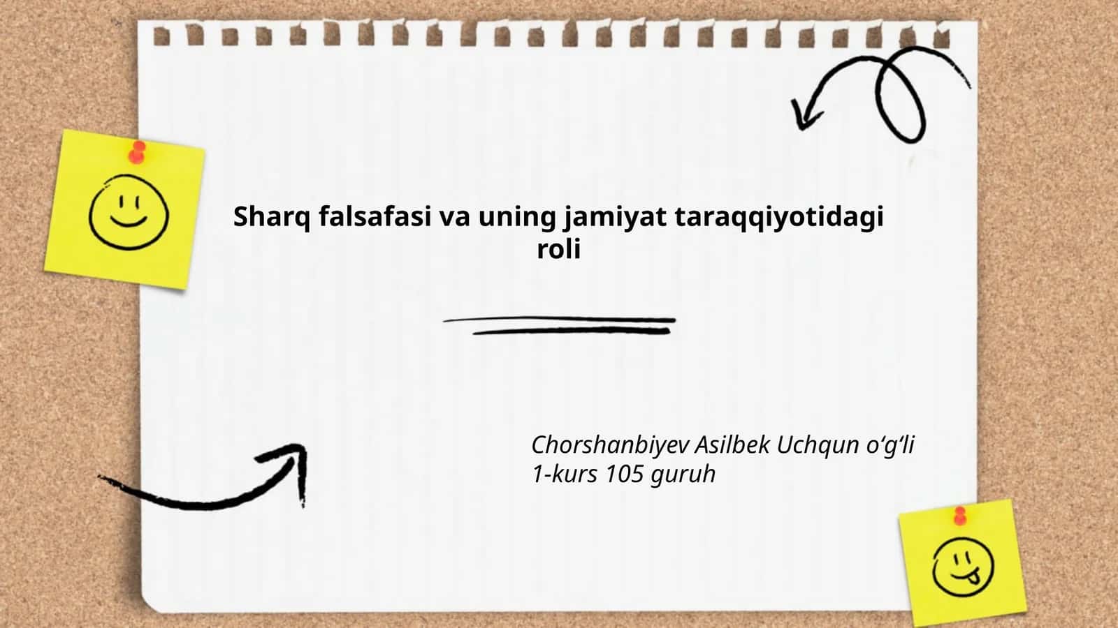 Sharq falsafasi va uning jamiyat taraqqiyotidagi roli