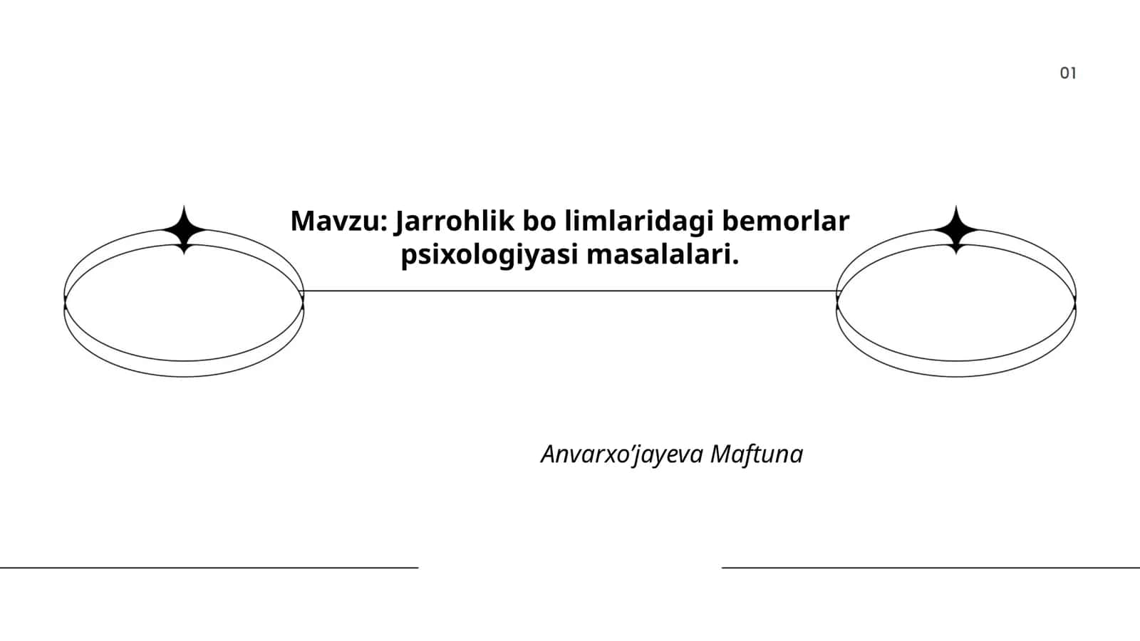 Jarrohlik boʻlimlaridagi bemorlar psixologiyasi masalalari