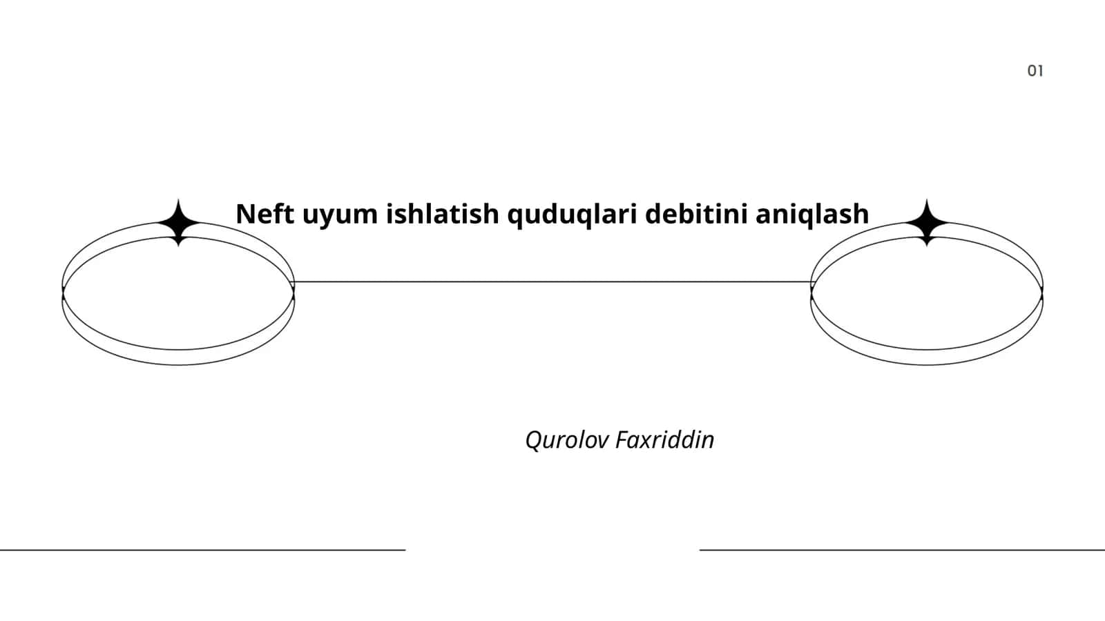 Neft uyum ishlatish quduqlari debitini aniqlash
