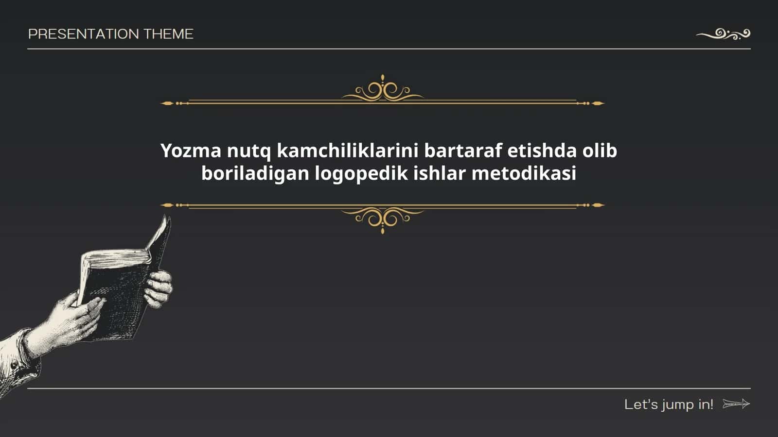 Yozma nutq kamchiliklarini bartaraf etishda olib boriladigan logopedik ishlar metodikasi