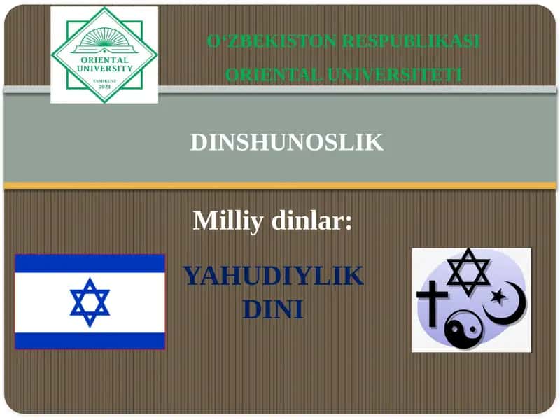 YAHUDIYLIK DINI