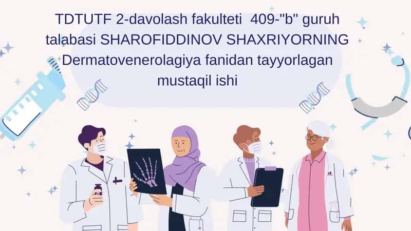 Gonoblenoreya va uning profilaktikasi