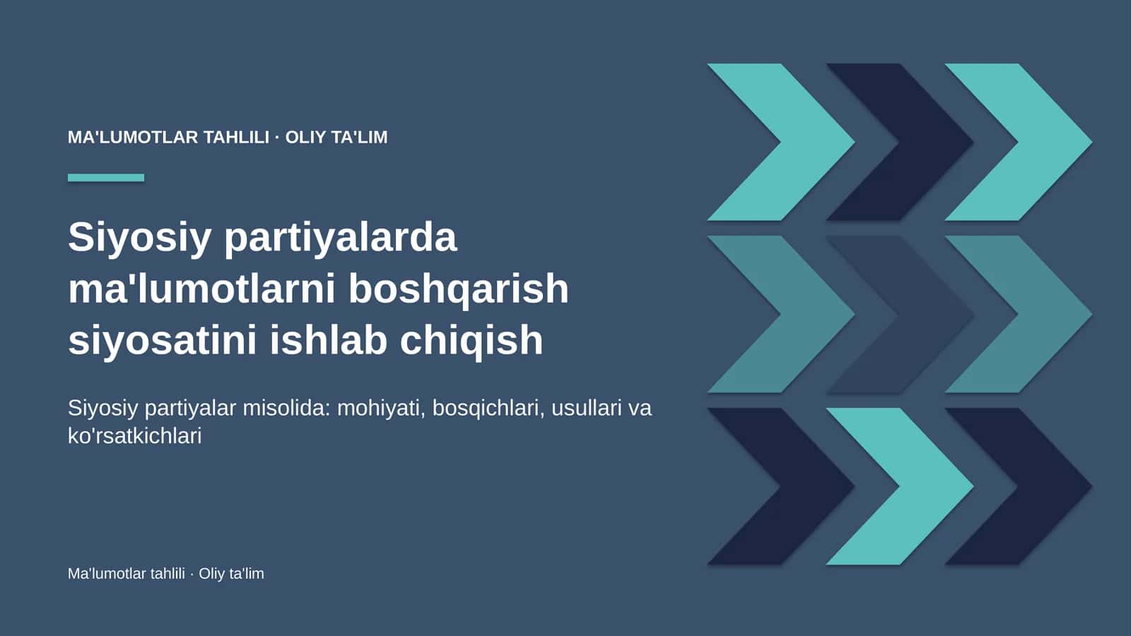 siyosiy partiyalarda ma'lumotlarni boshqarish siyosatini ishlab chiqish 9202