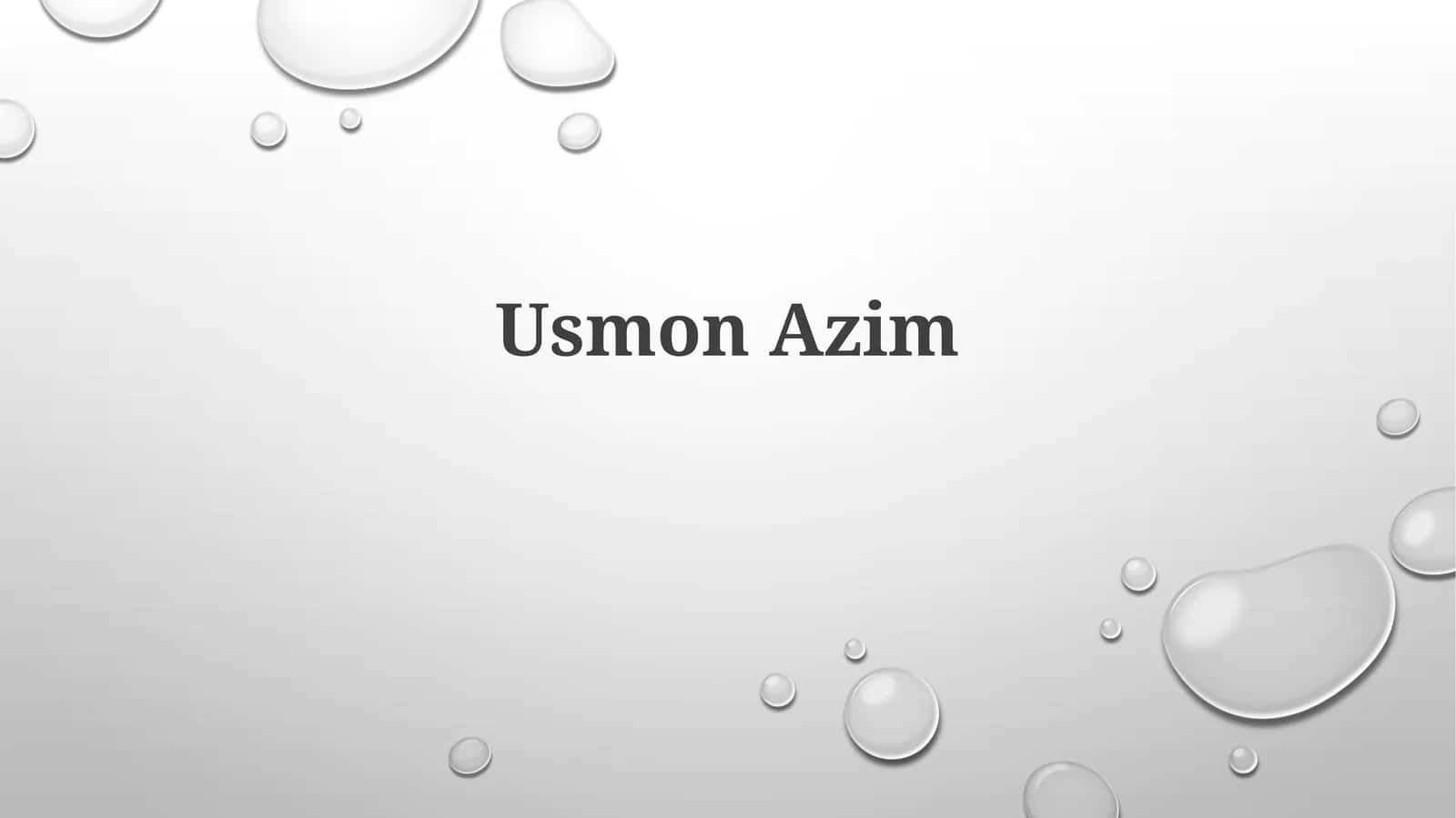 UsmonAzim