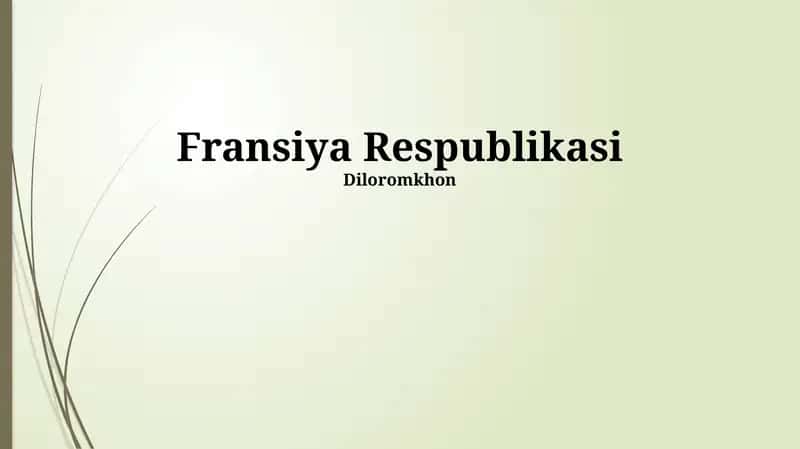Fransiya Respublikasining Konstitutsiyasi