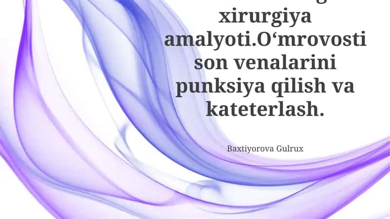Robotlashtirilgan xirurgiya amalyoti