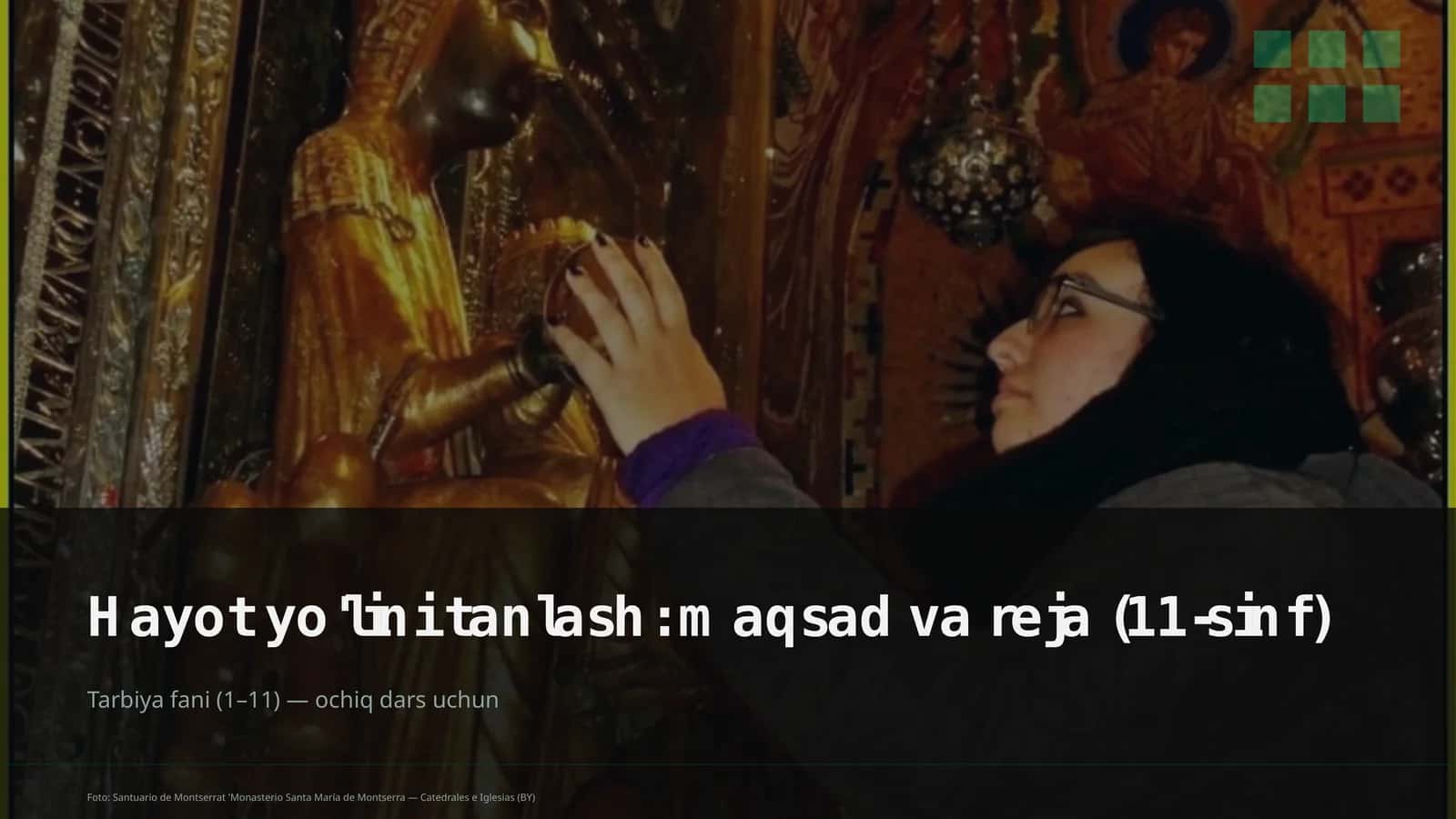 Hayot yo'lini tanlash: maqsad va reja (11-sinf)