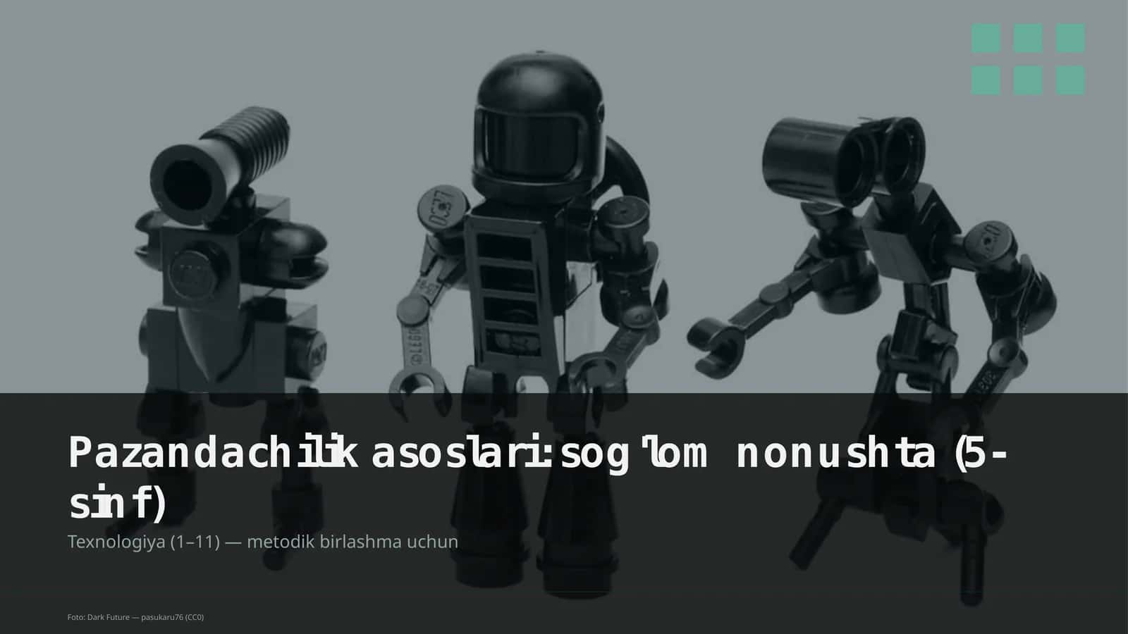 Pazandachilik asoslari: sog'lom nonushta (5-sinf)