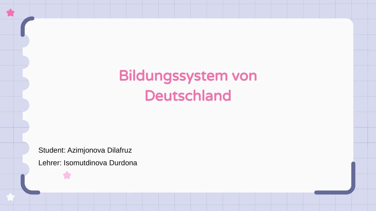 Bildungssystem von Deutschland