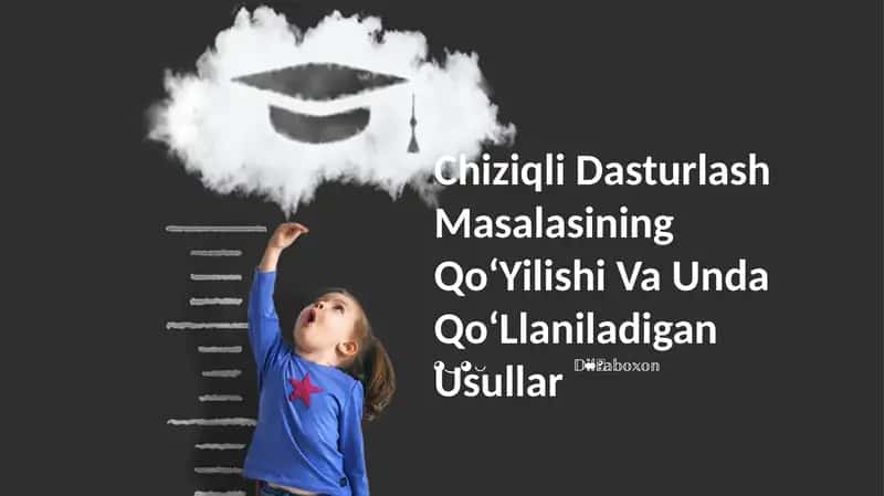 Chiziqli Dasturlash Masalasining QoʻYilishi Va Unda QoʻLlaniladigan Usullar