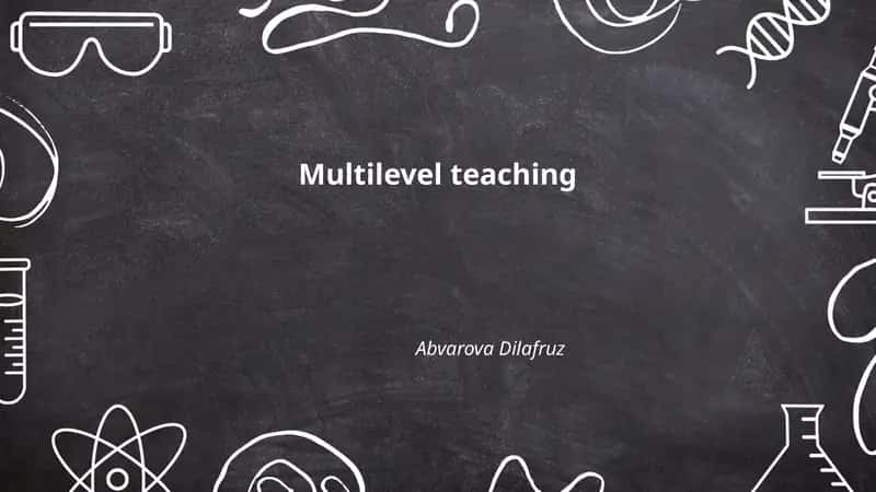 Multilevel teaching