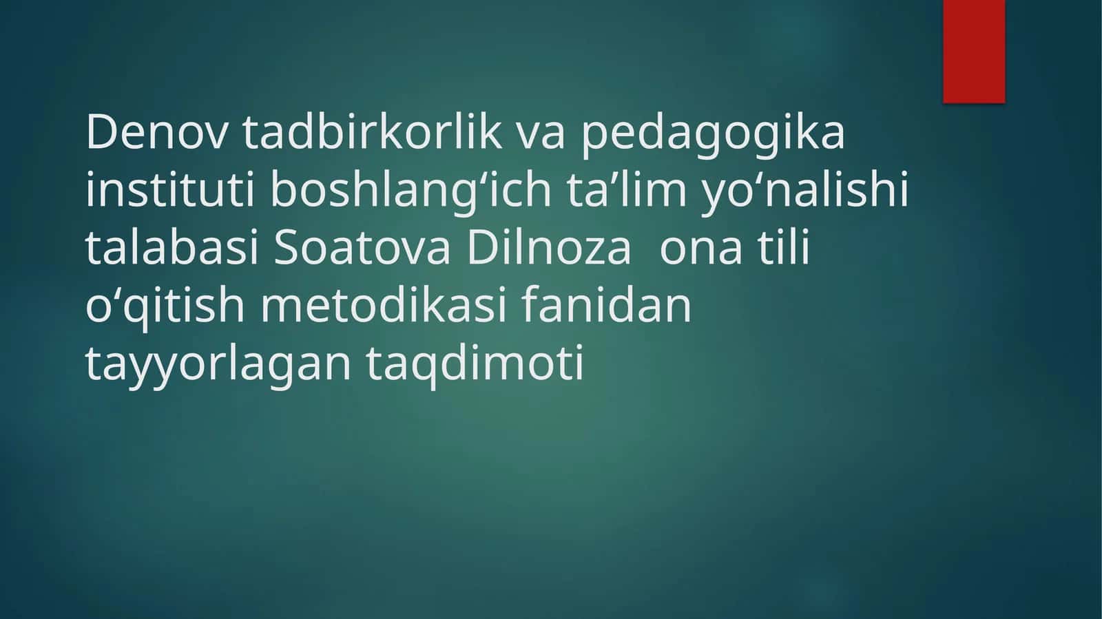 Sheʼr matni tahlili. Masal matni tahlili