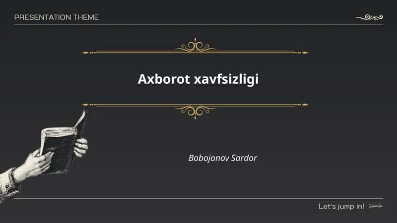 Axborot xavfsizligi
