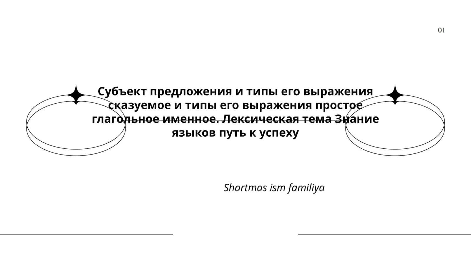 Лексическая тема Знание языков путь к успеху