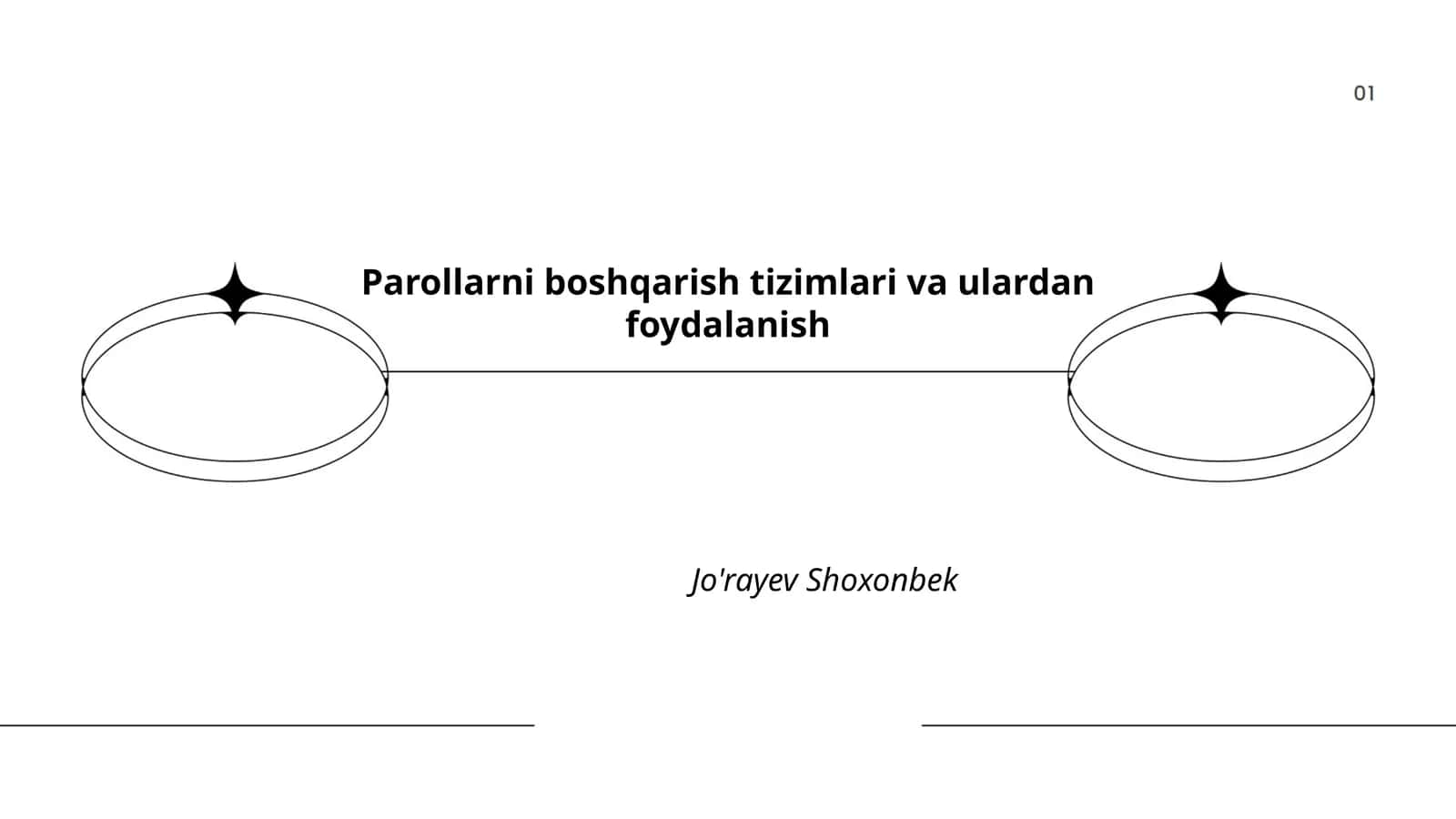Parollarni boshqarish tizimlari va ulardan foydalanish