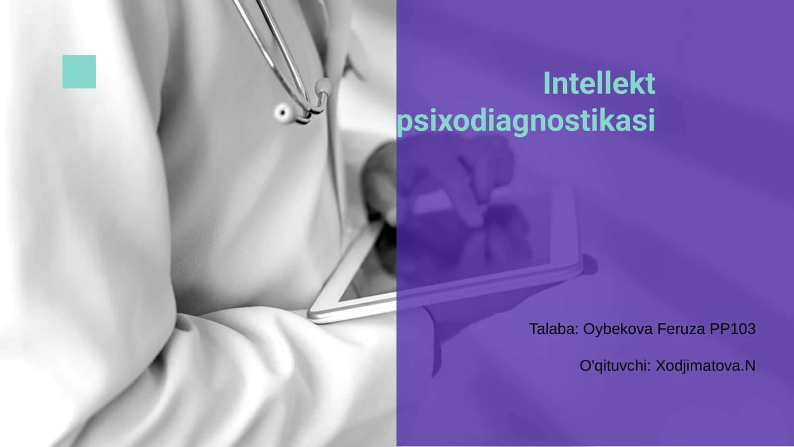 Intellekt psixodiagnostikasi