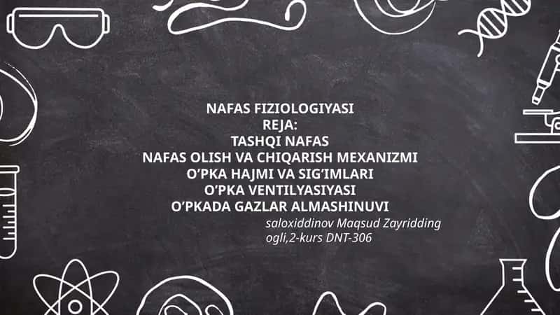 NAFAS FIZIOLOGIYASI