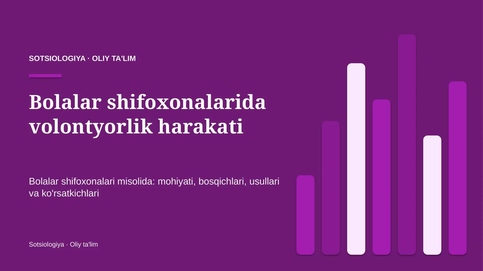 bolalar shifoxonalarida volontyorlik harakati 9161