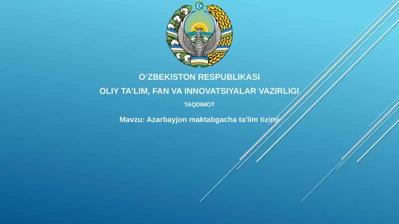Azarbayjon maktabgacha ta'lim tizimi