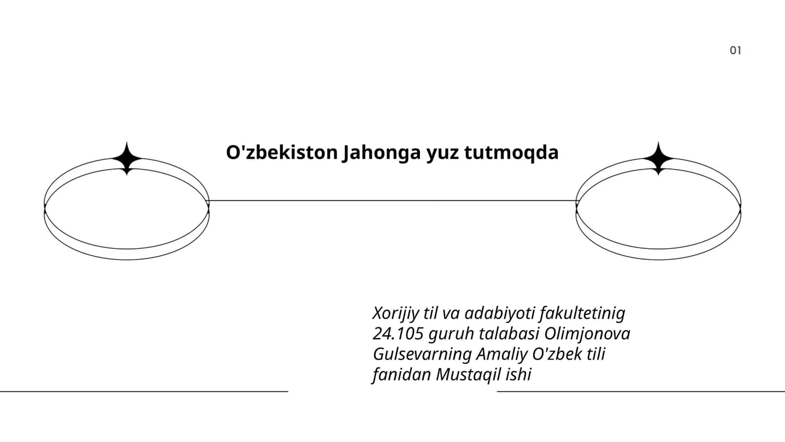O'zbekiston Jahonga yuz tutmoqda