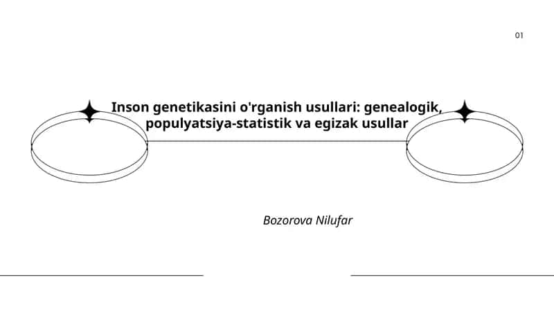 Inson genetikasini o'rganish usullari