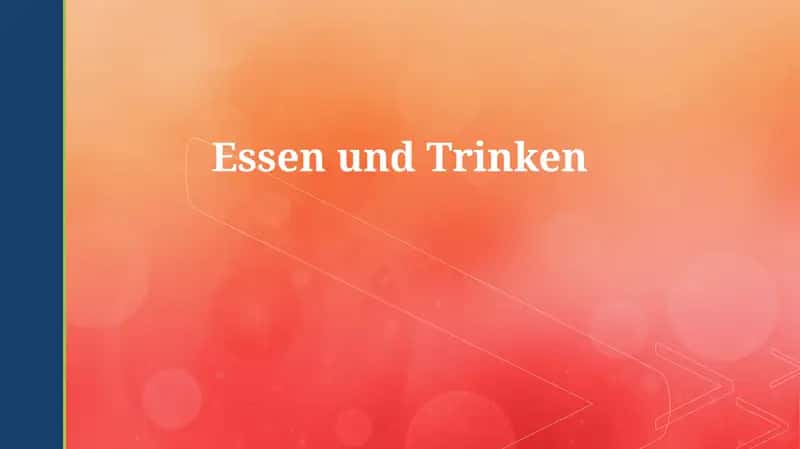 Einführung in die deutsche Küche