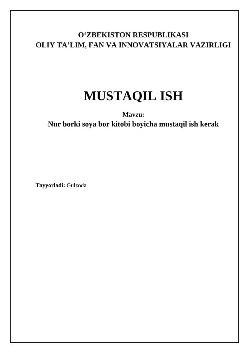 Nur borki soya bor