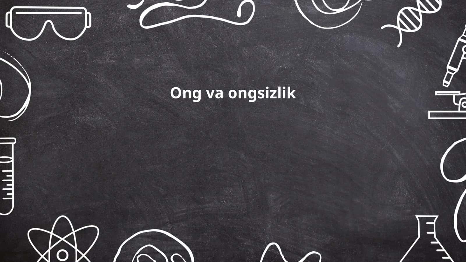 Ong va ongsizlik