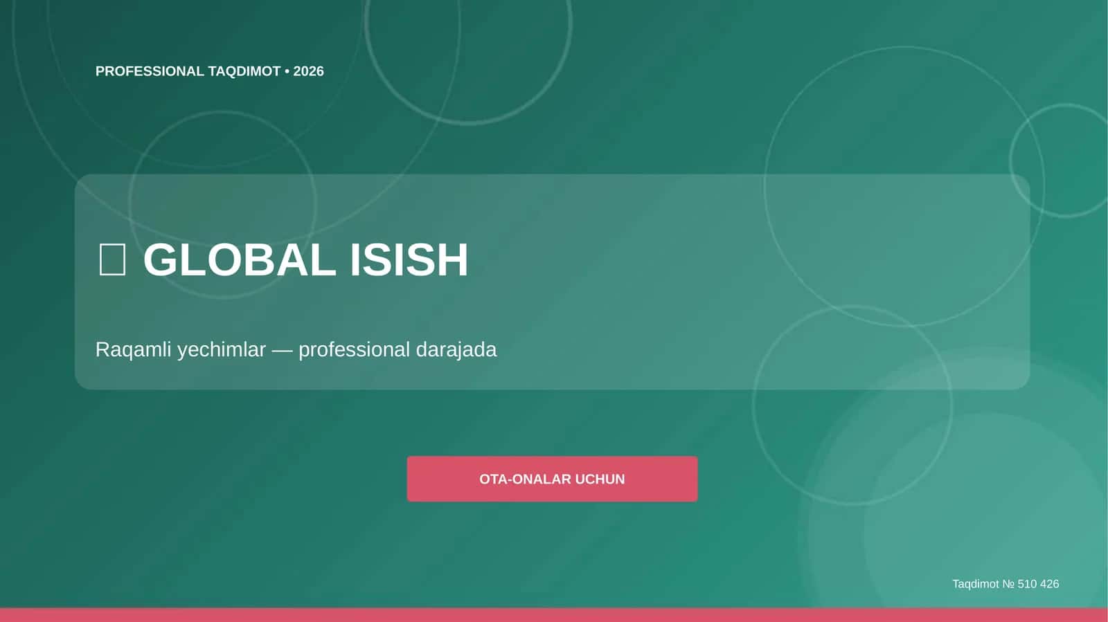 GLOBAL ISHISh