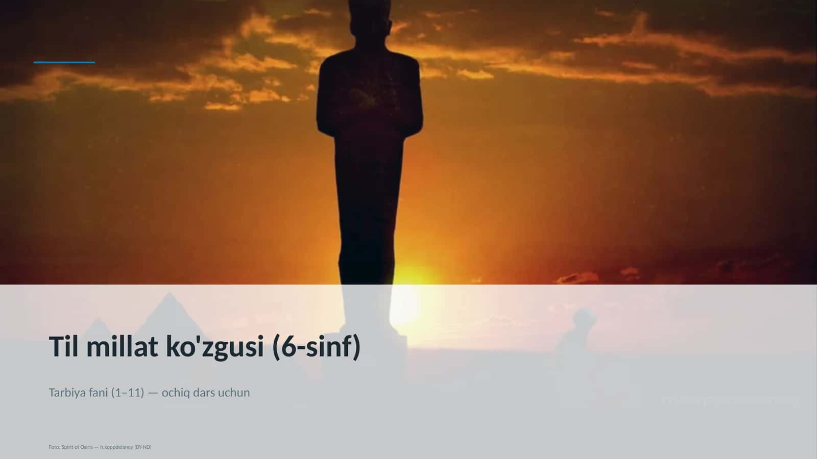 Til millat ko'zgusi (6-sinf)
