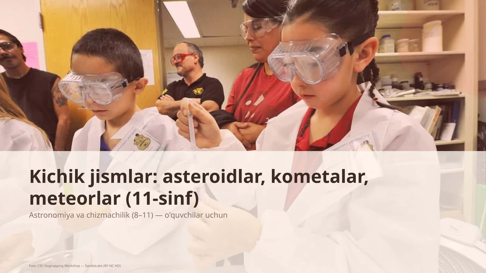 Astronomiya va chizmachilik (8– 11) — o'quvchilar uchun