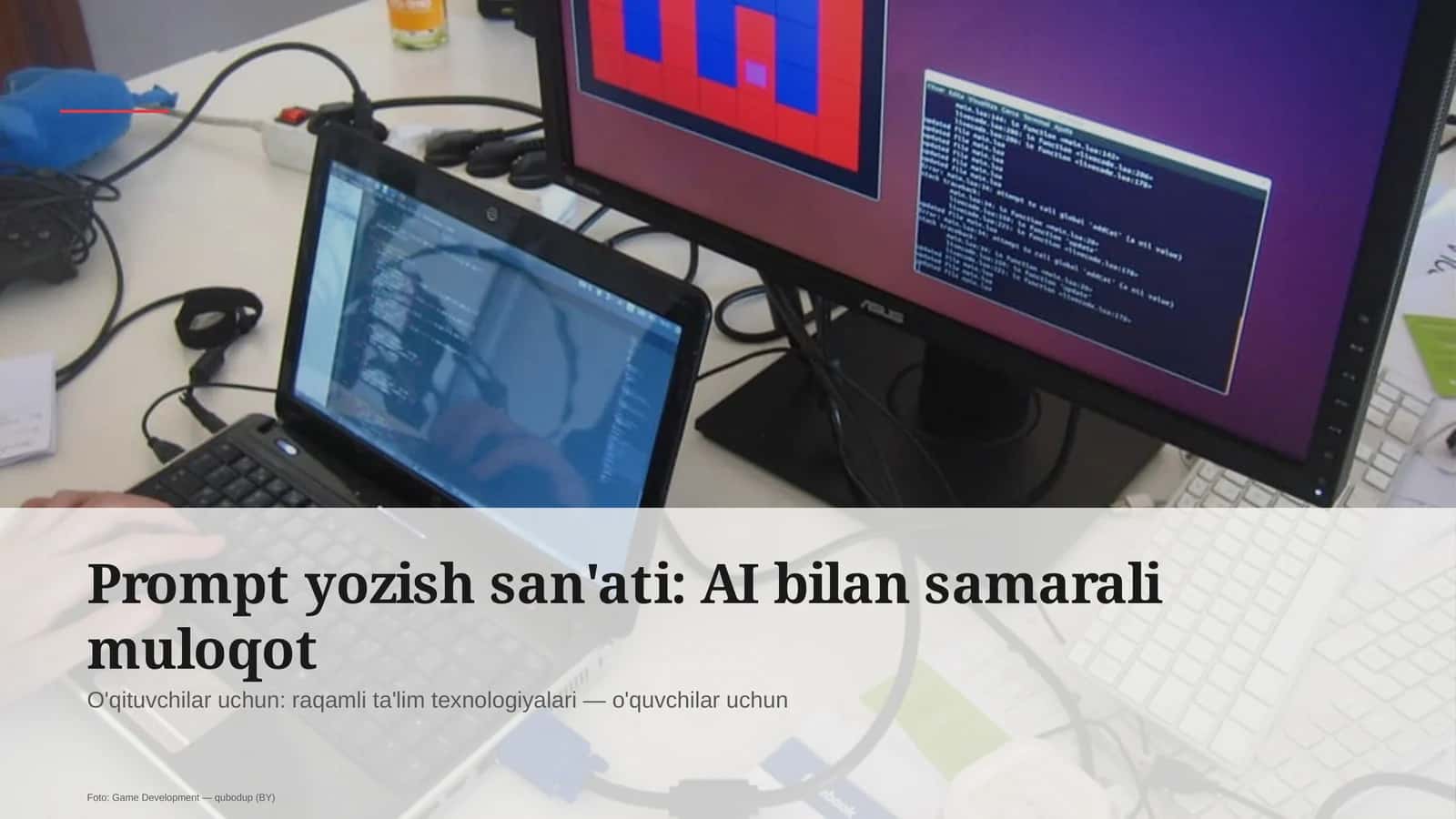 Prompt yozish san'ati: AI bilan samarali muloqot